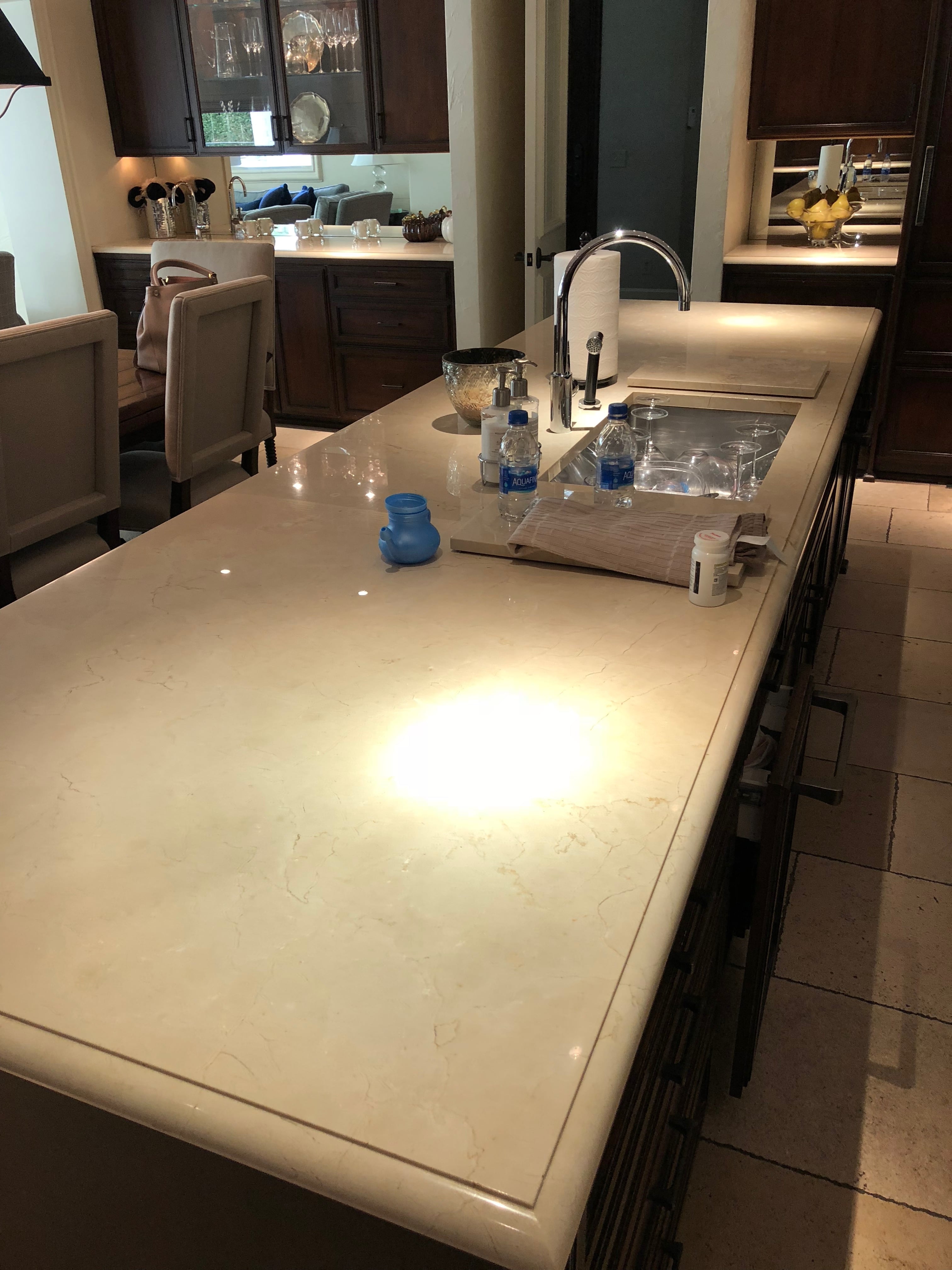 Marble Kitchen Installation